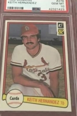 1982 Donruss Hernandez PSA 10