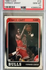 1988 Fleer Horace Grant PSA 10