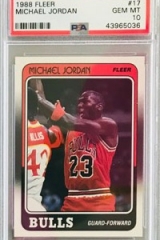 1988 Fleer  Michael Jordan PSA 10