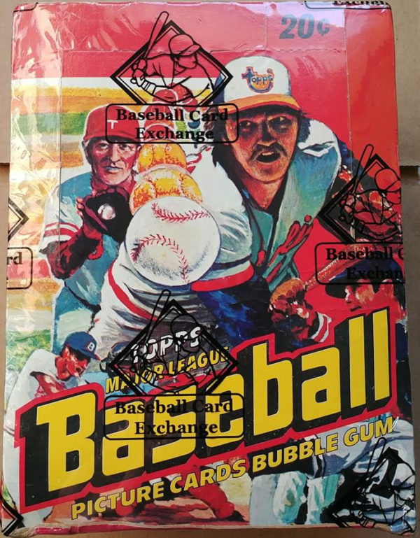 1978 Topps Baseball Wax Box BBCE