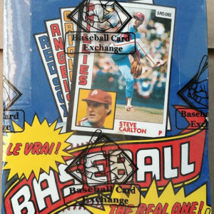 1984 OPC Baseball Wax Box BBCE