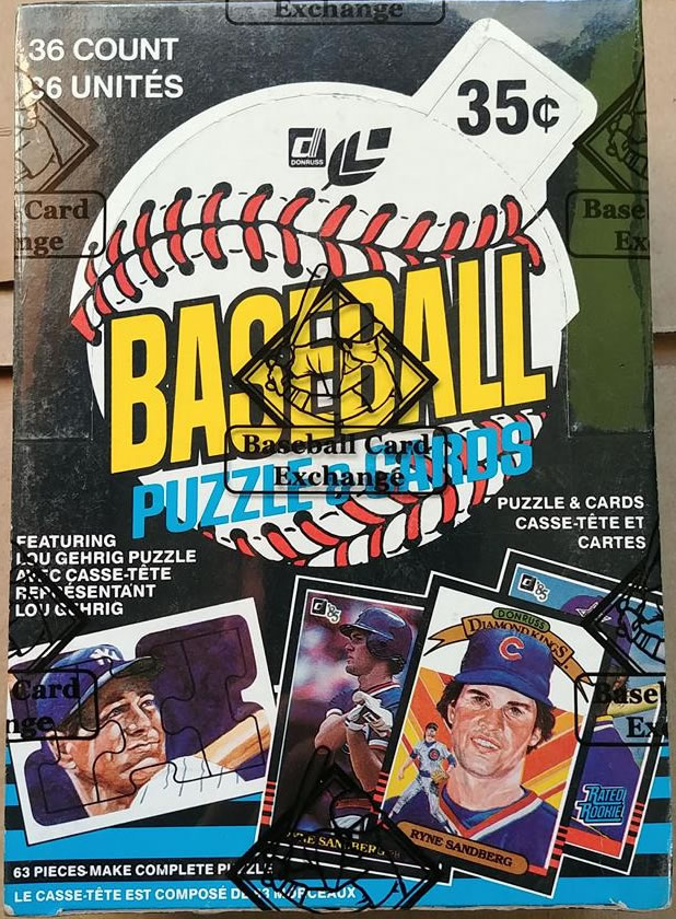 1985 Leaf Baseball Wax Box BBCE - Ripping Vintage Packs