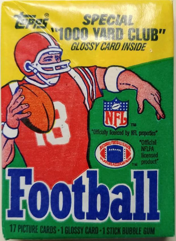 1986 Football wax Pack