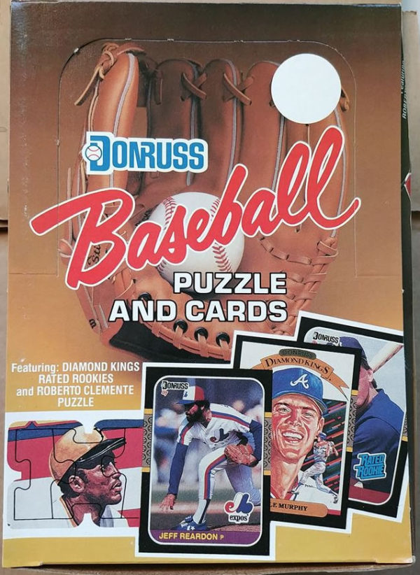 1987 Donruss Baseball Wax Box group of 2