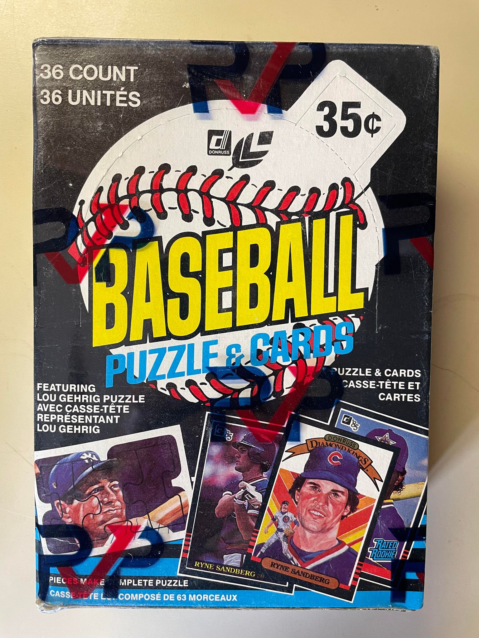 1985 Topps Baseball Wax Pack - Certified Authentic, Unopened & Professionally Encapsulated