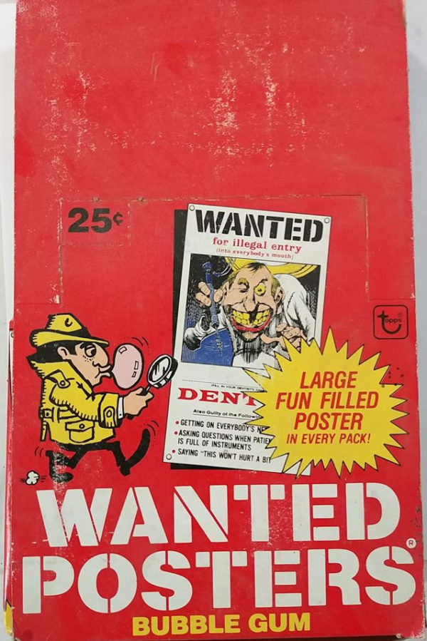 1980 Topps Wanted Posters Box
