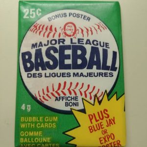1981 opc baseball pack