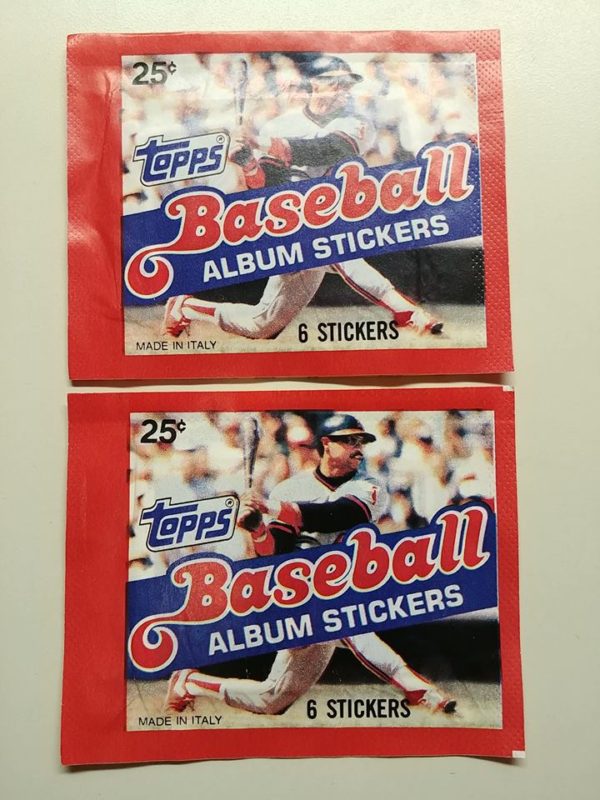 1983 Topps Baseball Stickers Group Of 2 Packs - Ripping Vintage Packs