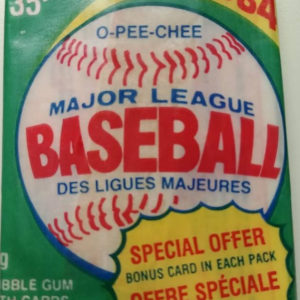1984 OPC Baseball Wax Pack