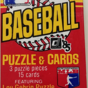 1985 Donruss Baseball Wax Pack