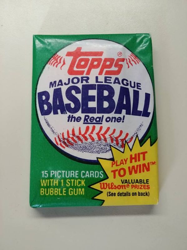 1981 topps baseball pack