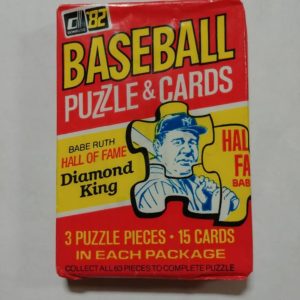 1982 donruss baseball pack