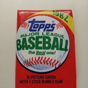 1982 topps baseball pack