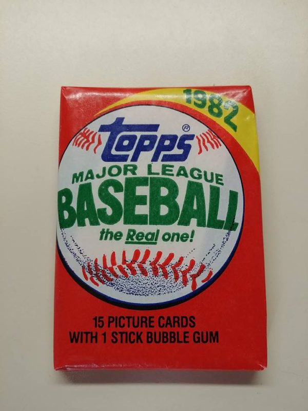 1982 topps baseball pack