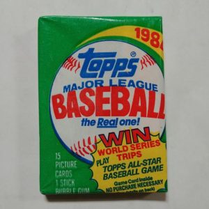 1984 topps baseball pack