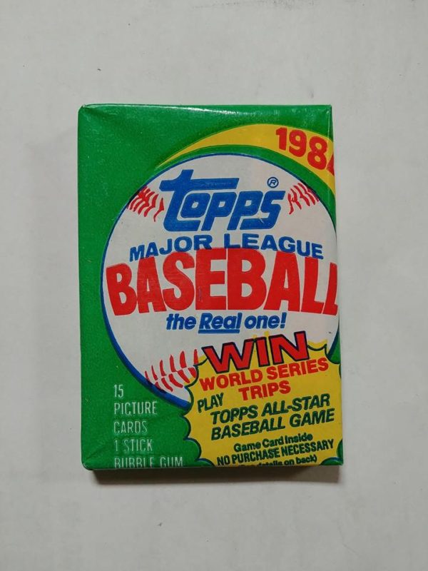 1984 topps baseball pack