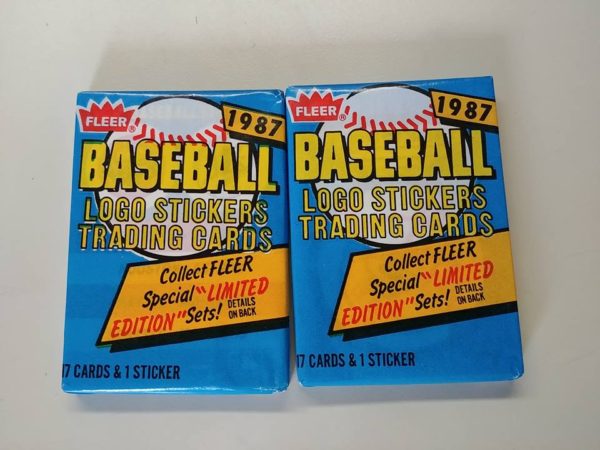 1987 baseball fleer packs