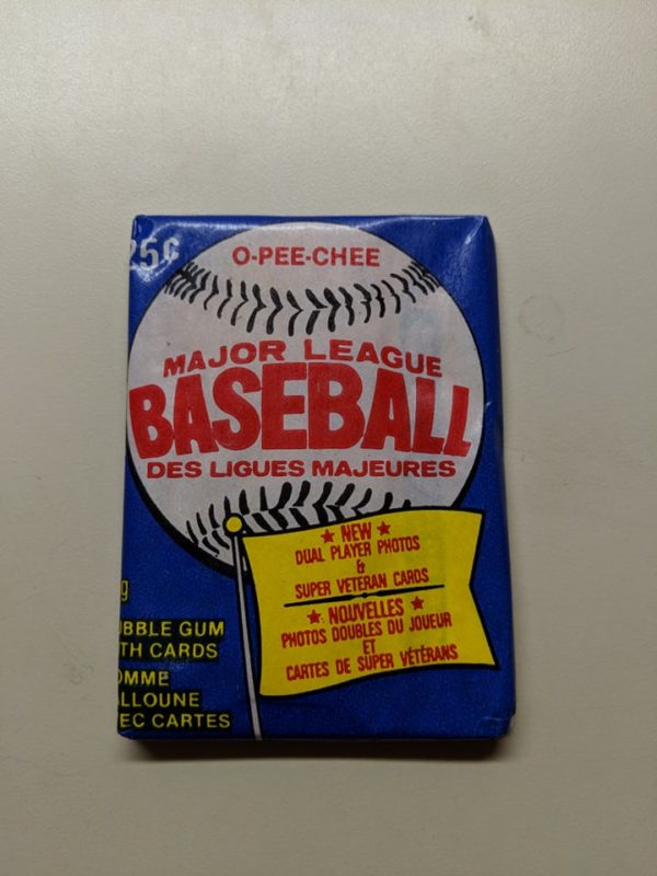 1983 opc baseball pack