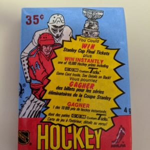 1984 opc hockey wax pack