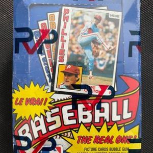 1984 opc baseball wax box