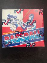 1985 topps baseball cello box