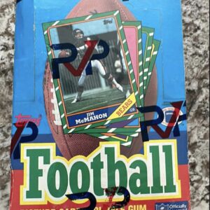 1986 Topps Football RVP Authentic Unopened Wrapped Non X-Out Wax Box