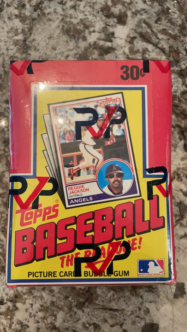 1983 Topps Baseball RVP Authentic wax box