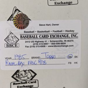 1985 topps fasc rack box