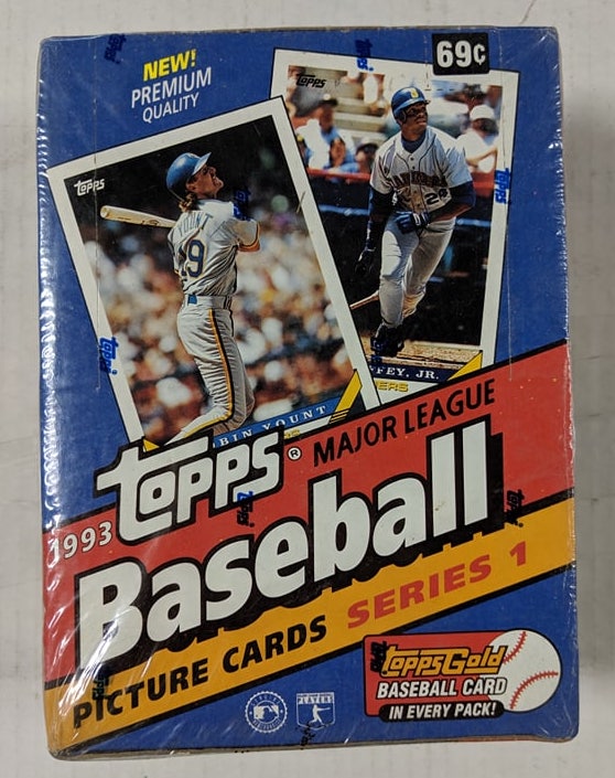 1993 Topps Baseball Series 1 Box - Ripping Vintage Packs