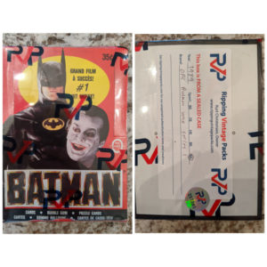 1989 opc rvp fasc batman box