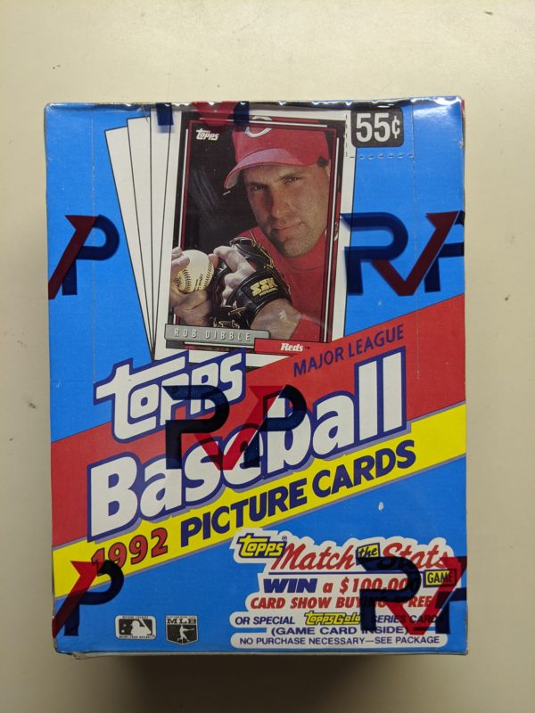 1992 topps wax