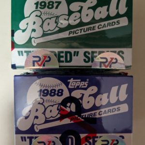 1987 and 1988 baseball sets