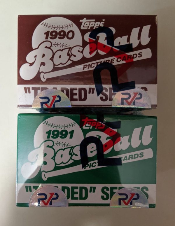 1990 and 1991 baseball sets