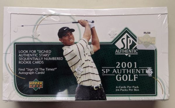 2001 sp authentic golf box