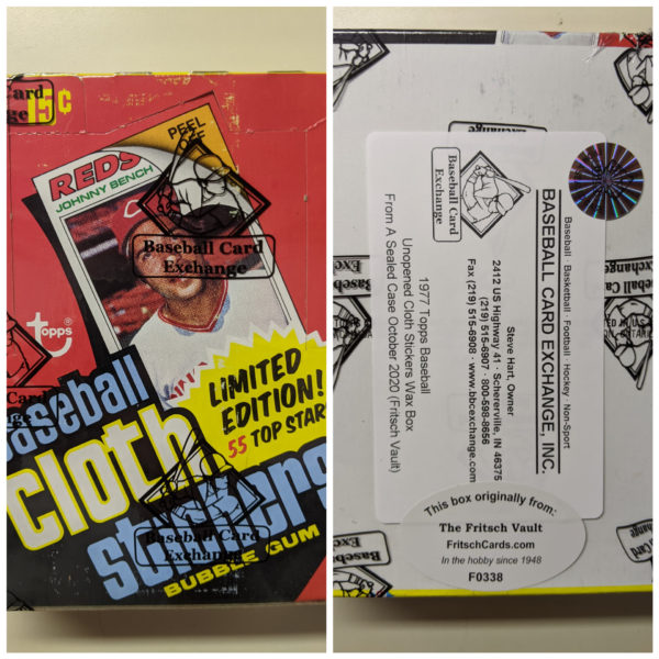 1977 cloth box