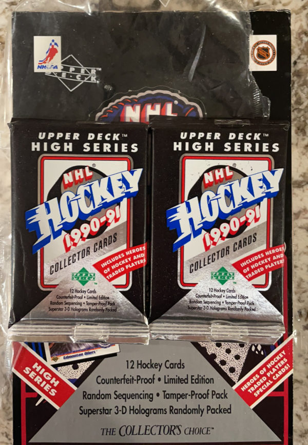 1990 ud hockey packs