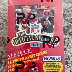 1989 pro set football box