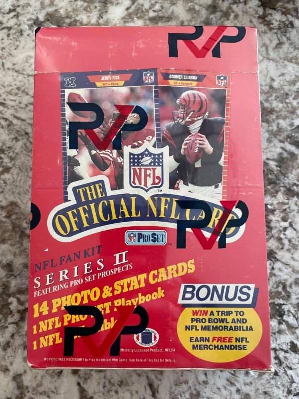 1989 pro set football box