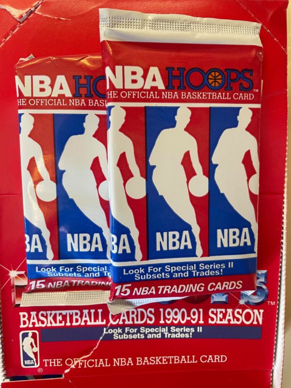 1990 nba hoops group of 2 packs