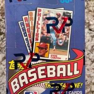 1984 topps baseball rvp authentic box