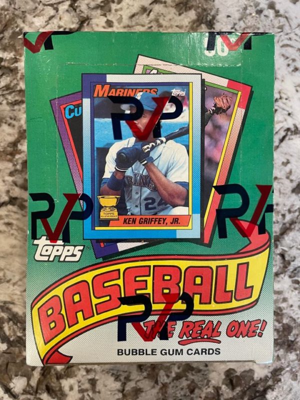 1990 Topps Baseball RVP Authentic Wrapped Wax Box - Ripping Vintage Packs