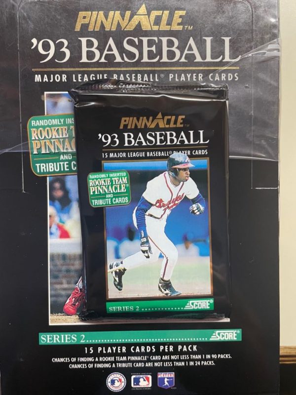 1993 pinnacle baseball series 2 pack