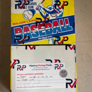 1984 topps cello box rvp