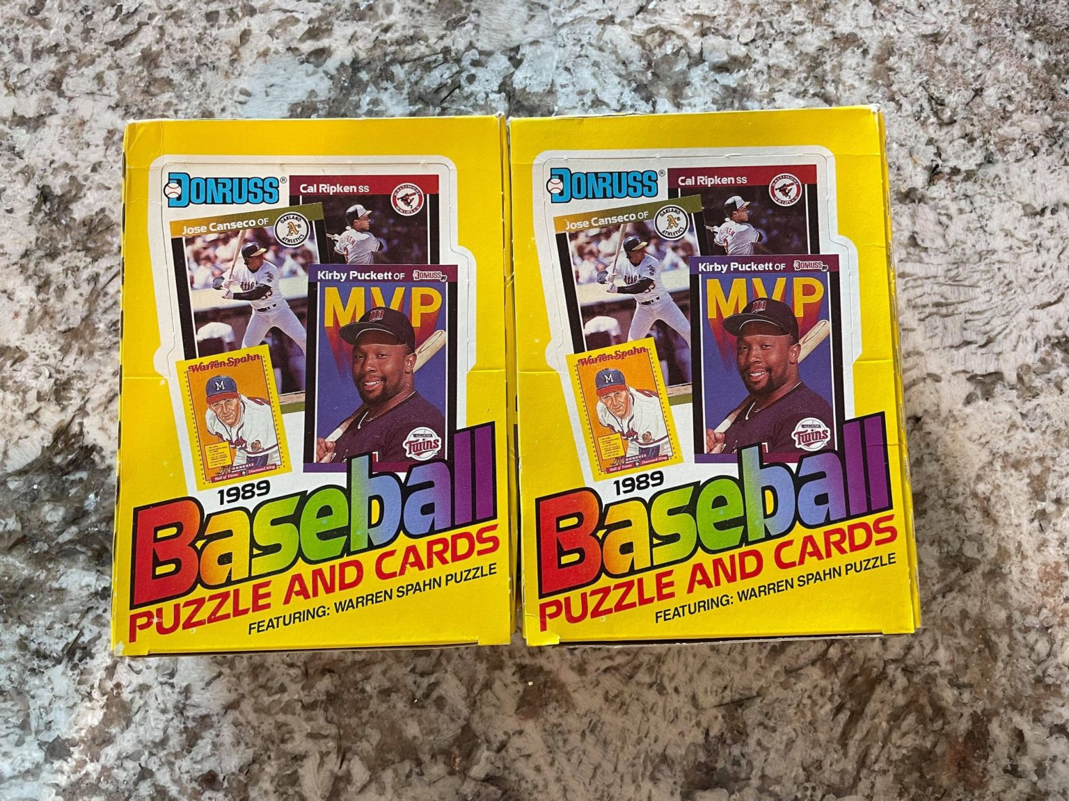 1989 Donruss Baseball Group of Two Unopened Boxes Ripping Vintage Packs