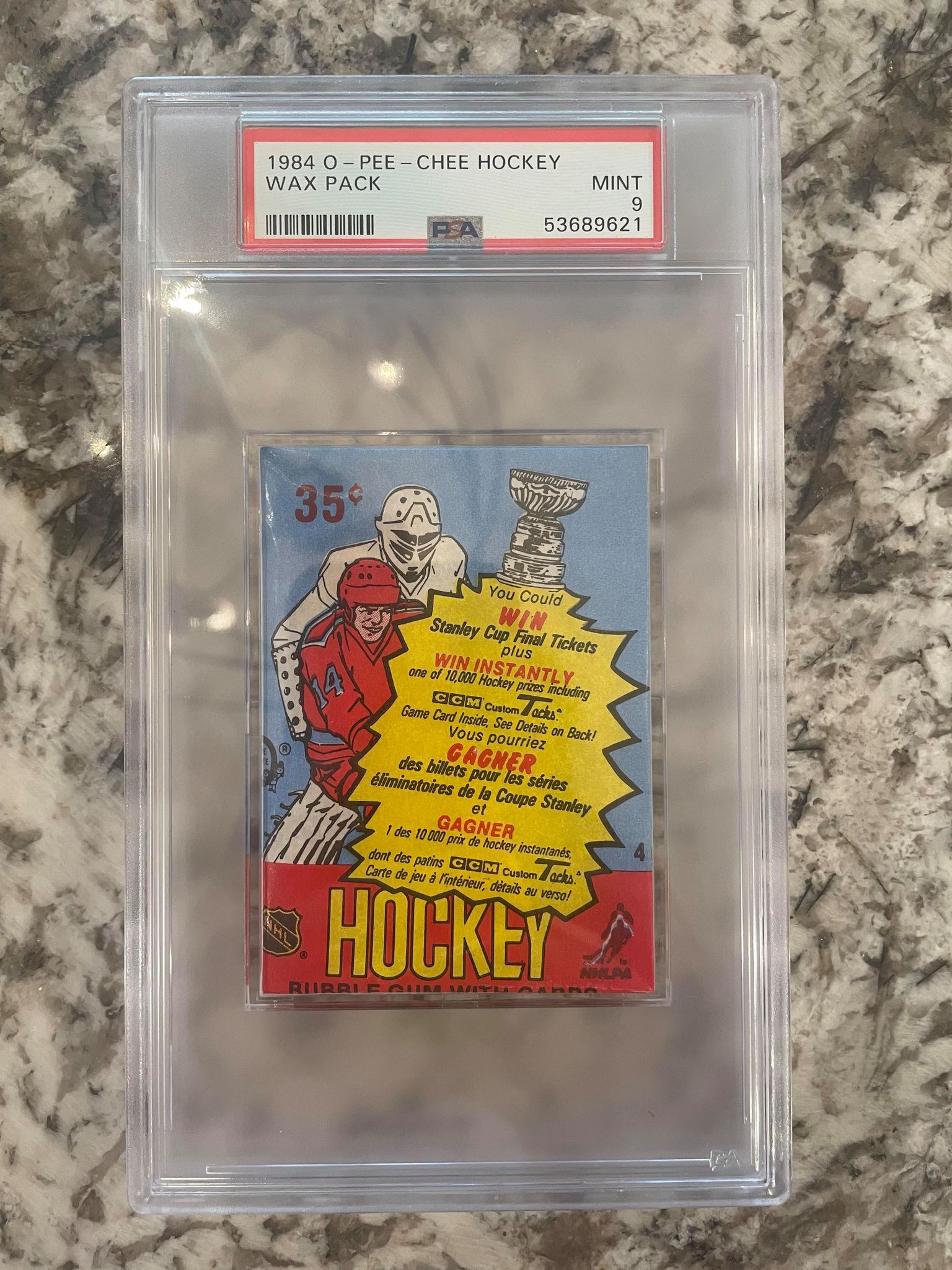 1984 OPC Hockey PSA 9 graded pack Ripping Vintage Packs
