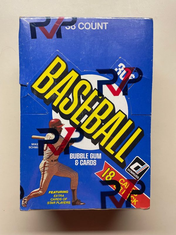 1981 donruss baseball rvp box