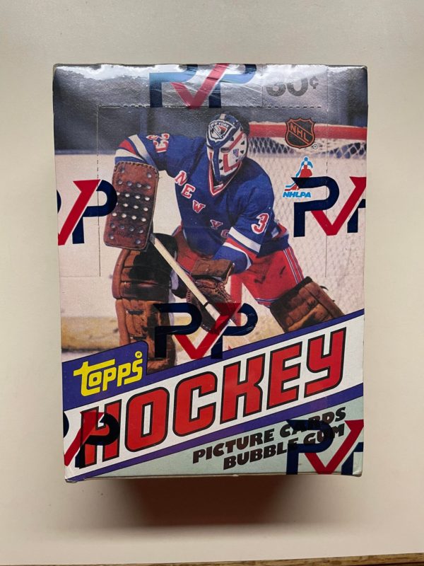 1981 topps hockey rvp box