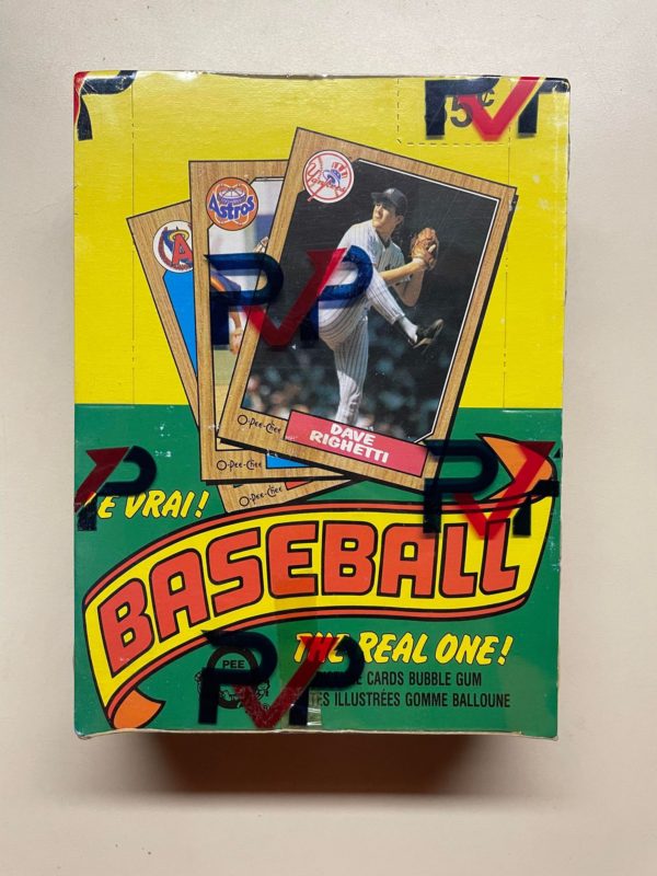 1987 opc baseball rvp box