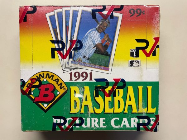 1991 bowman jumbo rvp box