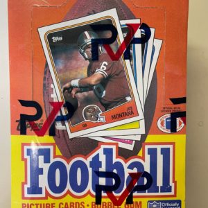 1988 Topps football wax Box